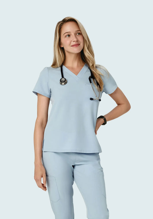 One Pocket Top Powder Blue