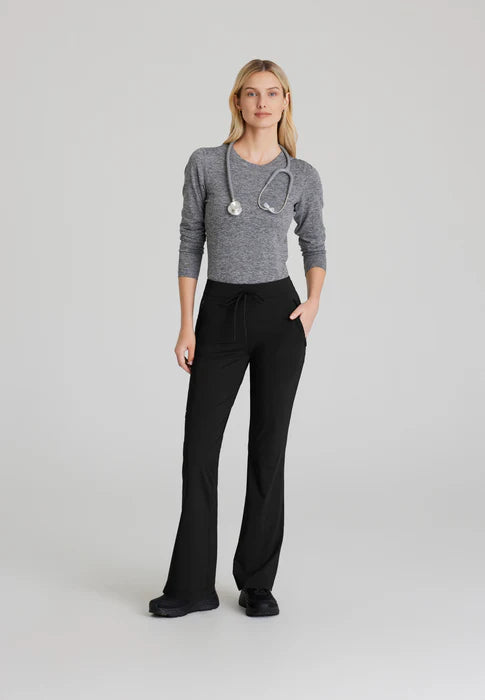 High Waisted Wide Leg Black skechers