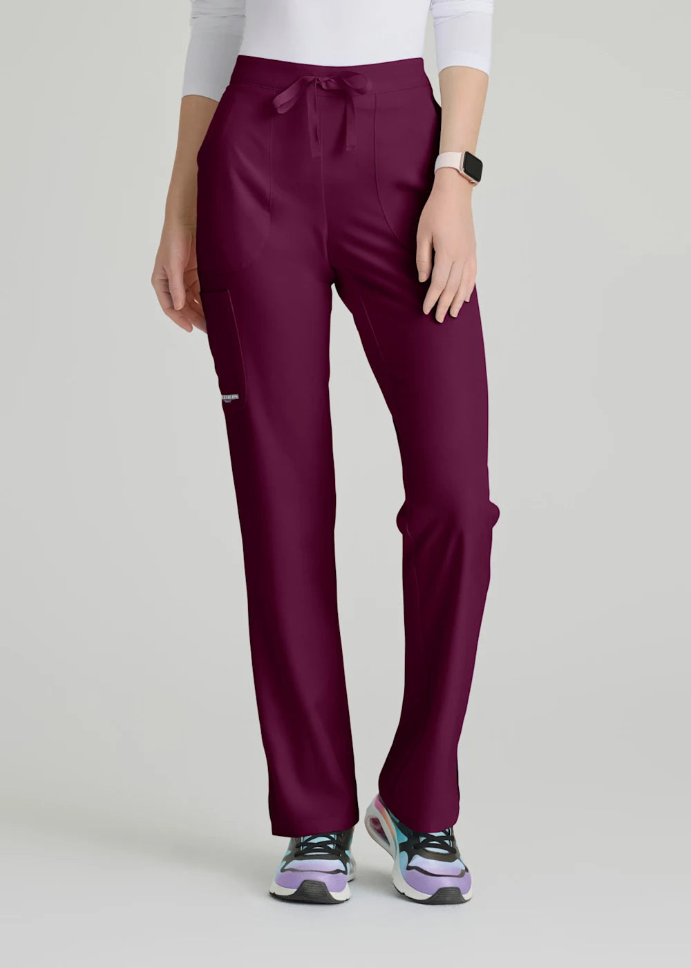 Pantalón cargo wine skechers