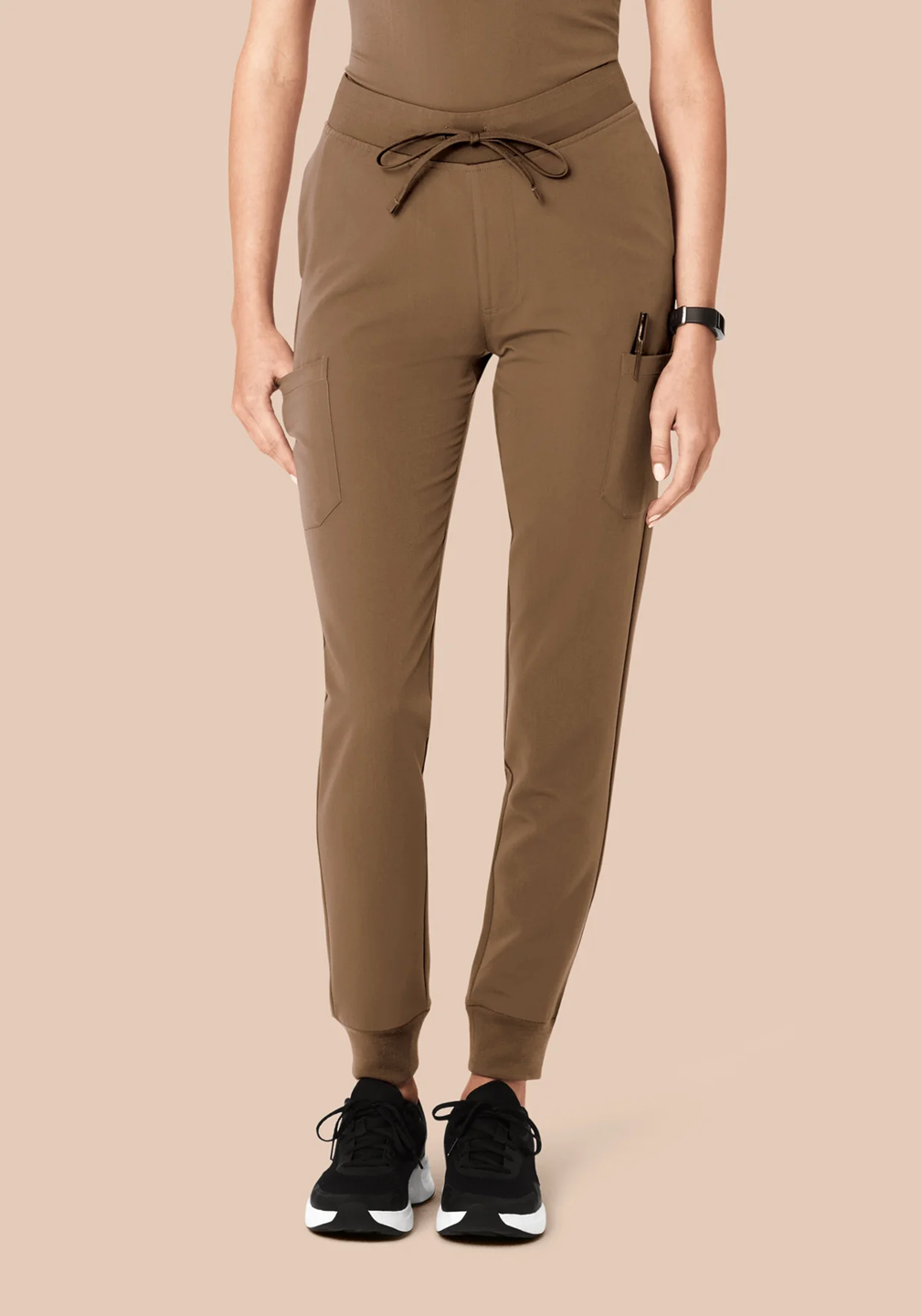 9 Pocket Joggers Ash Brown